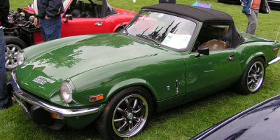 A beautiful green Spitfire